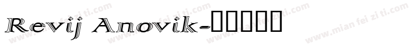 Revij Anovik字体转换
